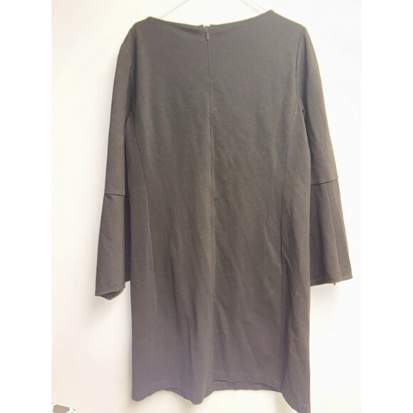 NWT Lafayette 148 Black Bell-Sleeve Sheath Dress Sz XL - Picture 5 of 5
